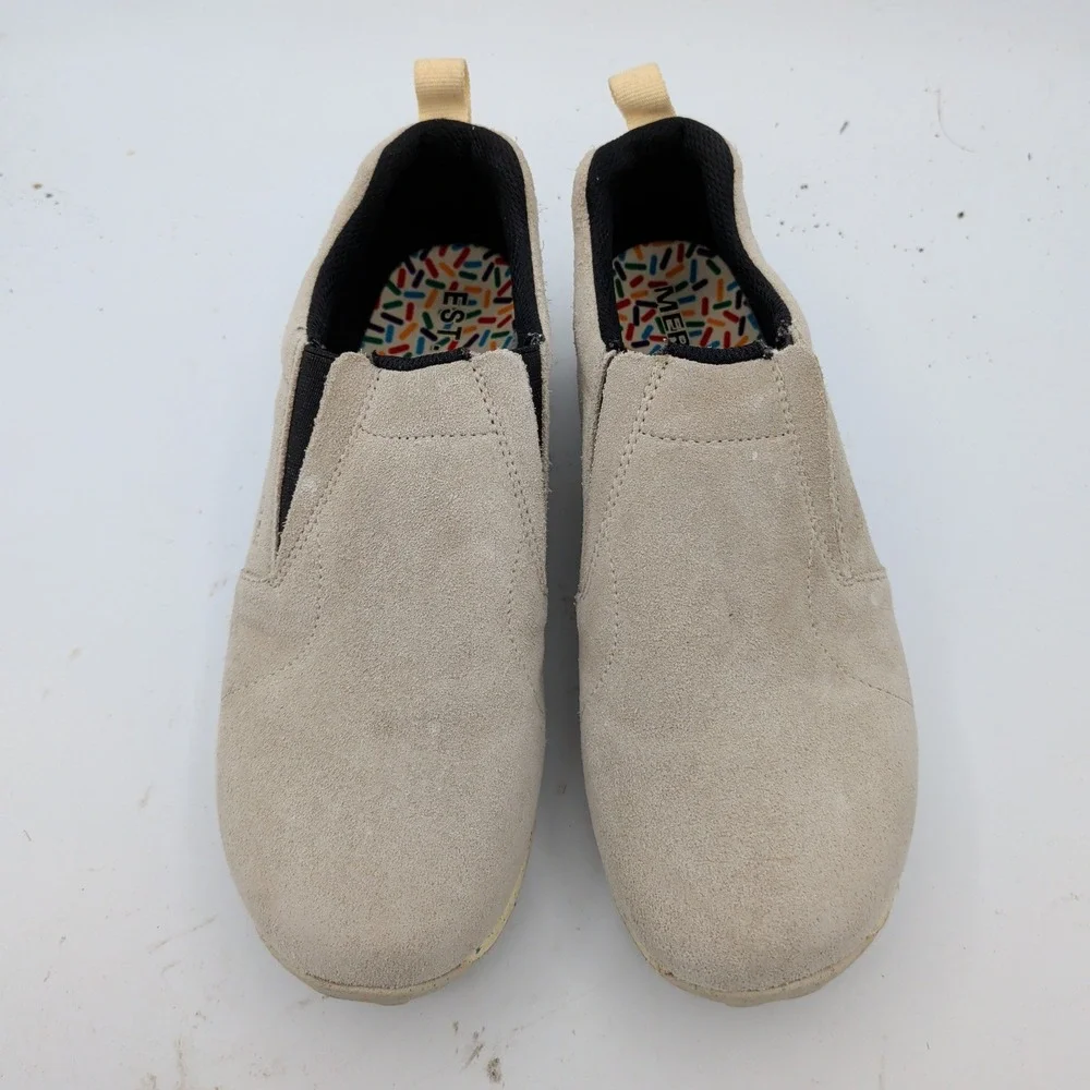 Merrell Jungle Moc Beige Suede Slip On Walking Shoes MK265358 Mens 5M Womens 6